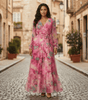 Robe Maxi à Manches Longues à Imprimé Floral pour Femmes - Emilia Lane