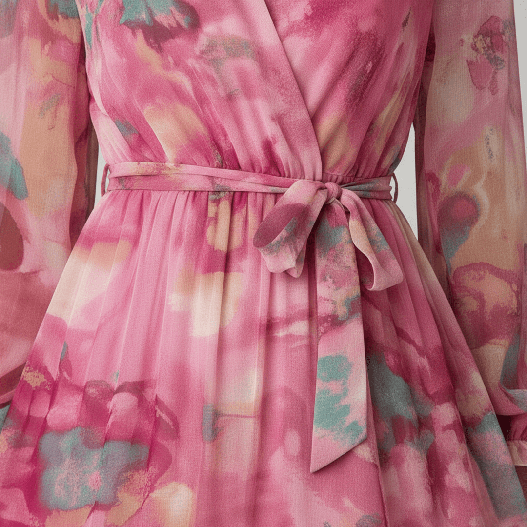 Robe Maxi à Manches Longues à Imprimé Floral pour Femmes - Emilia Lane