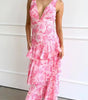 Robe Maxi en Chiffon à Volants pour Femmes - Emilia Lane