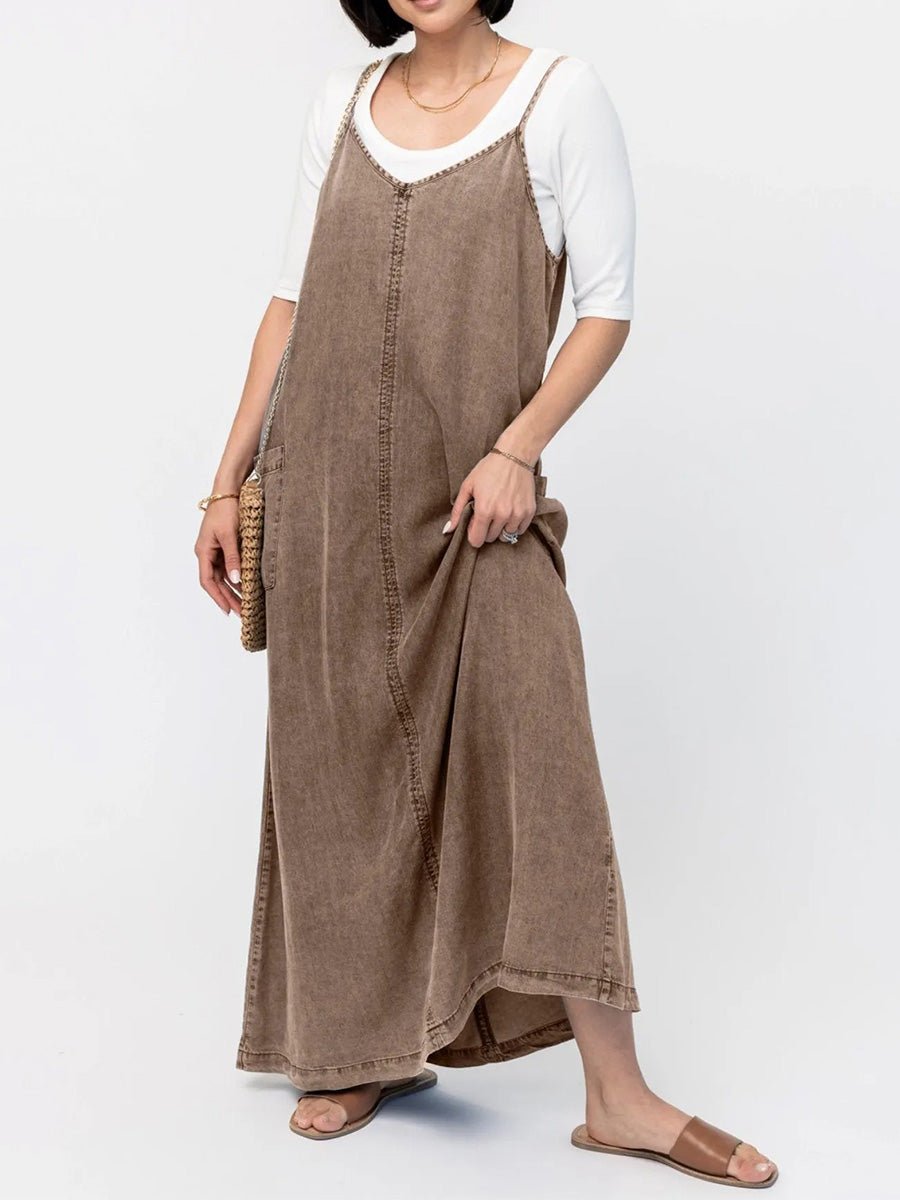 Robe Maxi en Jean Coupe Ample pour Femmes - Emilia Lane