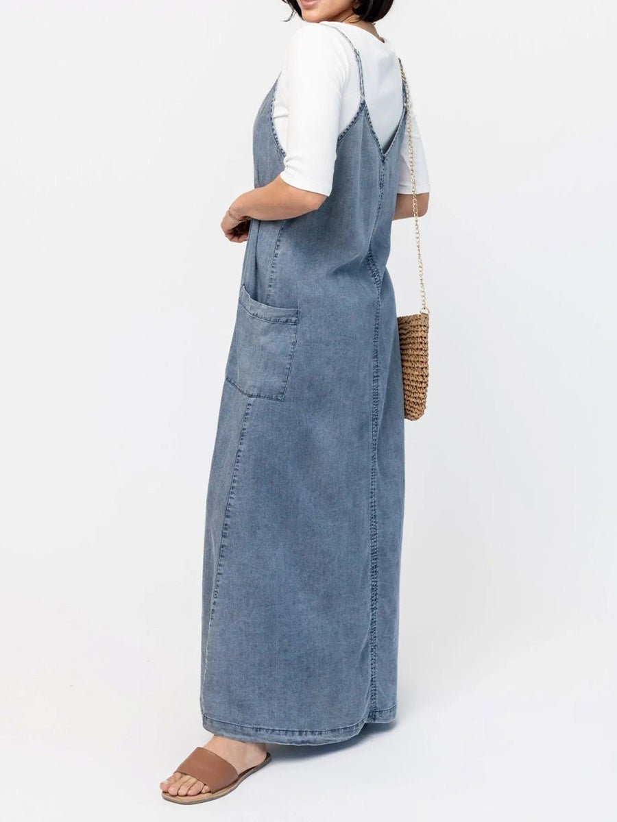 Robe Maxi en Jean Coupe Ample pour Femmes - Emilia Lane