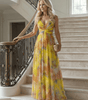 Robe Maxi Sans Manches à Imprimé pour Femme - Emilia Lane