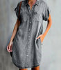 Robe mi - longue en coton pour Femmes - Emilia Lane