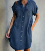 Robe mi - longue en coton pour Femmes - Emilia Lane
