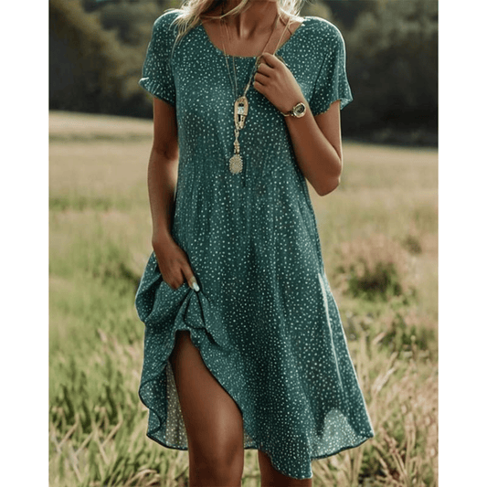 Robe mi - longue imprimée pour Femmes - Emilia Lane