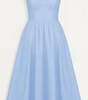 Robe Midi à Encolure Ascot et Coupe Évasée pour Femme | Idéale pour l'Été - Emilia Lane