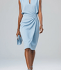 Robe Midi à Encolure Ronde et Détail Noué pour Femme | Idéale pour l'Été - Emilia Lane