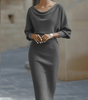 Robe midi à manches chauve - souris pour femmes - Emilia Lane