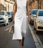 Robe Midi Élégante Sans Manches pour Femmes - Emilia Lane