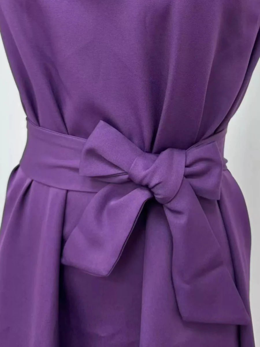 Robe Midi Élégante Sans Manches pour Femmes - Emilia Lane