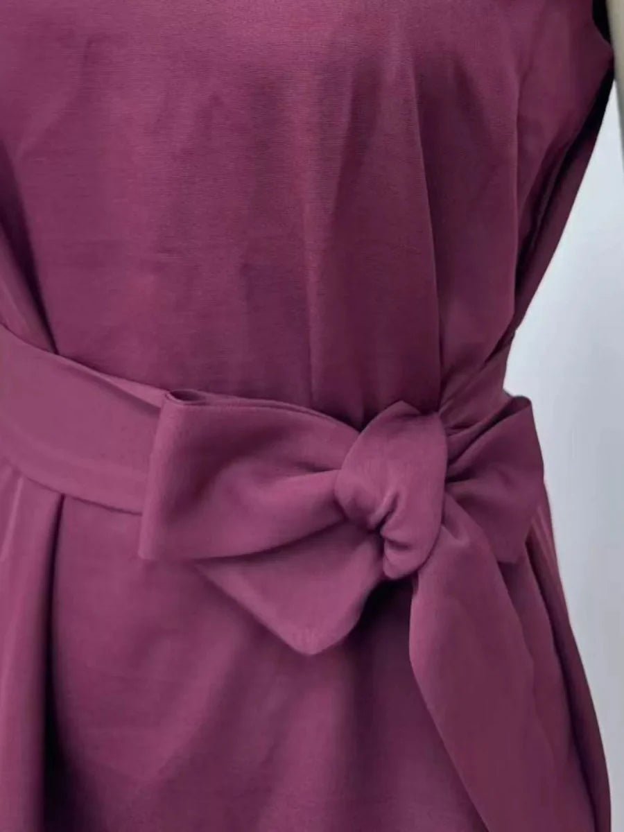 Robe Midi Élégante Sans Manches pour Femmes - Emilia Lane
