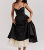 Robe Midi en Satin pour Femmes - Emilia Lane
