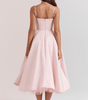 Robe Midi en Satin pour Femmes - Emilia Lane