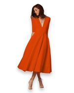 Robe Midi en Tissu Confortable pour Femmes - Emilia Lane