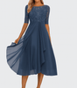 Robe Midi Évasée en Dentelle pour Femme | Idéale pour le Quotidien - Emilia Lane