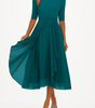 Robe Midi Évasée en Dentelle pour Femme | Idéale pour le Quotidien - Emilia Lane
