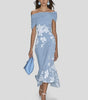 Robe midi imprimée pour femmes - Emilia Lane