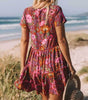 Robe Mini à Imprimé Floral pour Femmes - Emilia Lane