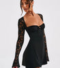 Robe Moulante Manches en Dentelle pour Femmes - Emilia Lane
