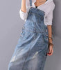 Robe Salopette en Jean Délavé pour Femmes - Emilia Lane