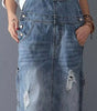 Robe Salopette Longue en Jean pour Femmes - Emilia Lane