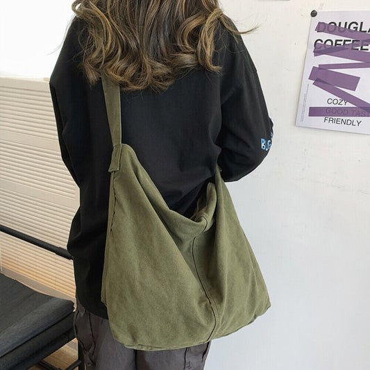 Canvas Shoulder Bag for Women