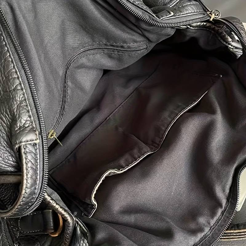 Vintage leather handbag for women