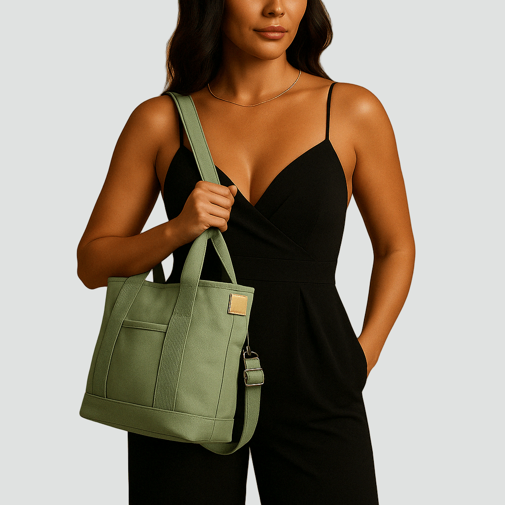 Sac fourre - tout en toile grande capacité pour femmes - Emilia Lane