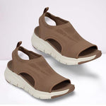 Wedge Sandals in Mesh with Orthopedic Sole for Women | Ideal for Summer