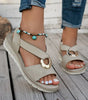 Sandales Ouvertes avec Boucle Métallique pour Femme | Idéale pour l'Été - Emilia Lane