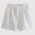 Shorts Plissés à Taille Haute pour Femmes - Emilia Lane