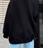 Sweatshirt Col Rond Oversize en Fleece pour Femme - Emilia Lane