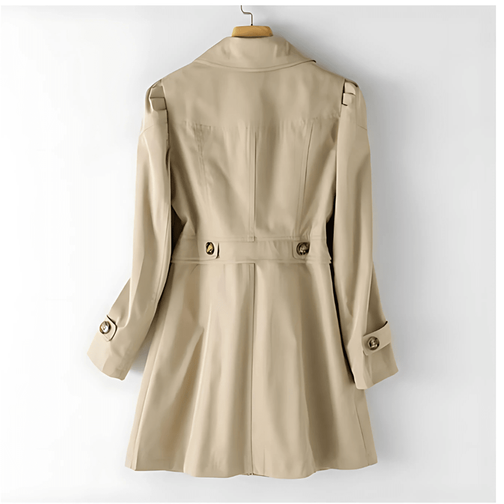 Trench Coat Mi-Long pour Femme - Emilia Lane