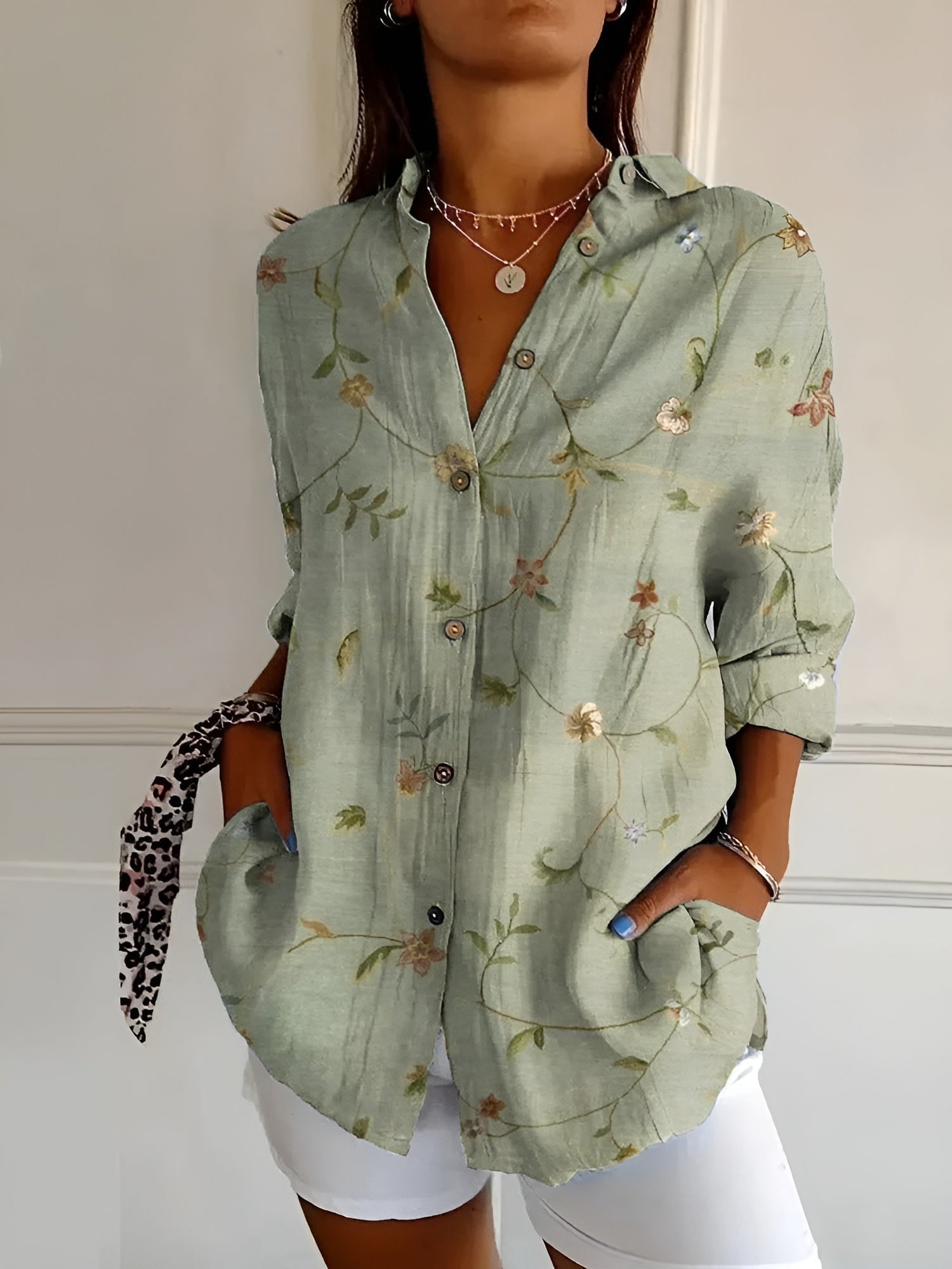 Printed Long Shirt for Women | Ideal for Everyday Wear