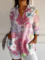 Printed Long Shirt for Women | Ideal for Everyday Wear