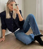 Veste Bomber à Col Montant pour Femme - Emilia Lane