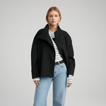 Veste courte en laine mélangée pour Femme - Emilia Lane