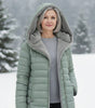 Veste d'hiver matelassée avec capuche pour femmes - Emilia Lane