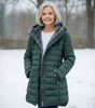 Veste d'hiver matelassée avec capuche pour femmes - Emilia Lane