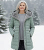 Veste d'hiver matelassée avec capuche pour femmes - Emilia Lane
