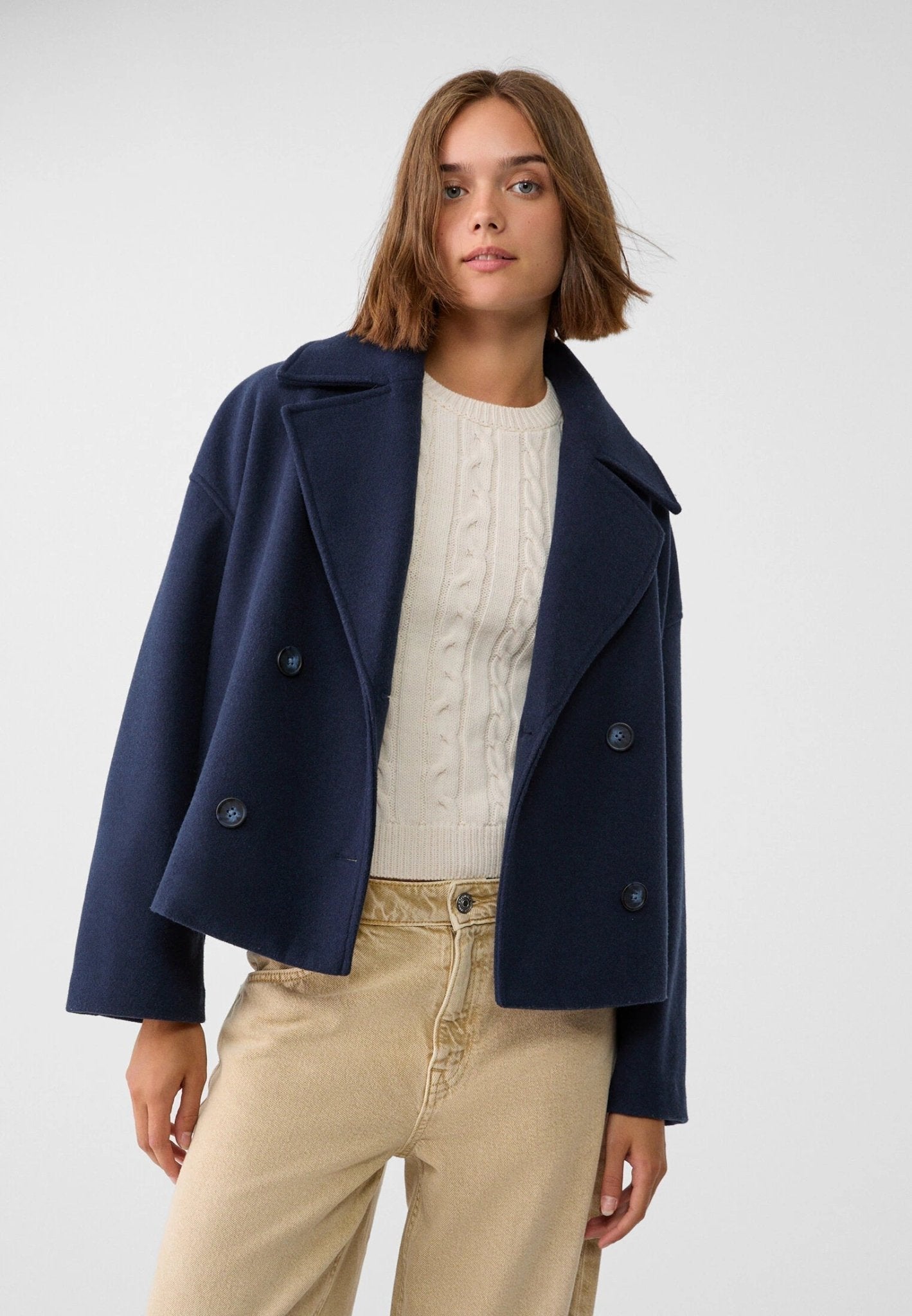Veste Double Boutonnage Élégante pour Femmes - Emilia Lane