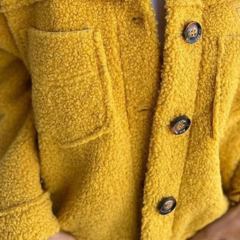 Veste en laine à col revers pour femmes - Emilia Lane