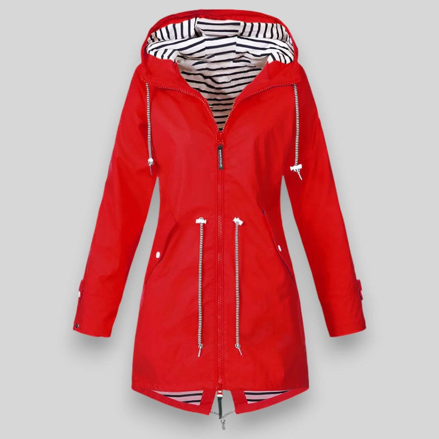 Veste Imperméable à Capuche et Cintrée pour Femme | Idéale pour le Quotidien - Emilia Lane
