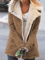 Veste Mi - Longue Boutonnée pour Femme - Emilia Lane