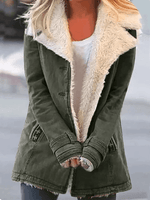 Veste Mi - Longue Boutonnée pour Femme - Emilia Lane
