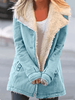Veste Mi - Longue Boutonnée pour Femme - Emilia Lane