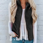 Women's Zip-Up Sleeveless Fleece Vest