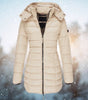 Long Hooded Down Jacket for Women