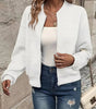 Short Quilted Bomber Jacket for Women