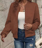Short Quilted Bomber Jacket for Women